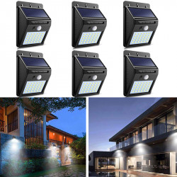 Set 6 x Lampa 30 Led cu incarcare solara si senzor de miscare.