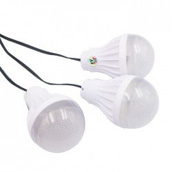 Sistem de iluminat cu panou solar si sistem de iluminare cu 3 becuri
