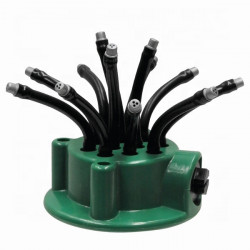 Aspersor multifunctional pentru gradina cu 12 furtunuri