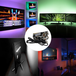 Banda LED USB RGBW cu telecomanda