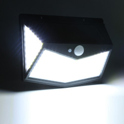 Set 4 Lampi solare 212 LED, senzor de miscare si 3 moduri de functionare