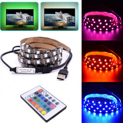 Banda LED USB RGBW cu telecomanda