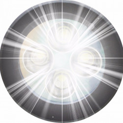 Proiector solar de exterior, cu leduri