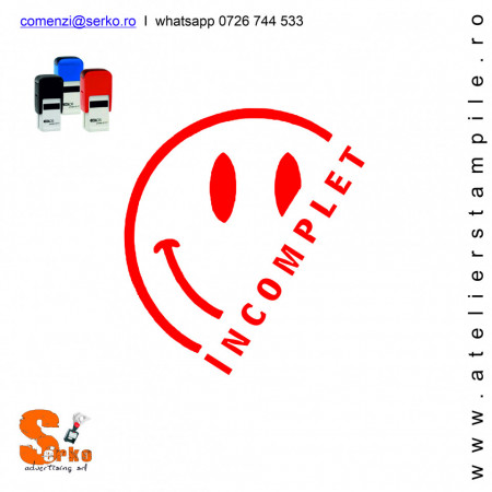 Smiley Stampila motivationala Incomplet