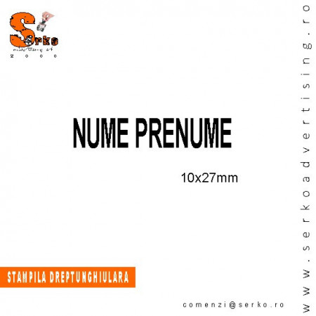 Stampila NUME M2P10