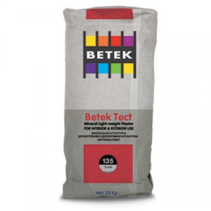 Betek Tect 135 - Tencuiala Minerala cu Fibre Polipropilena 3,0 mm