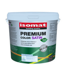 Isomat PREMIUM COLOR ECO SATIN - vopsea lavabila premium pentru interior cu aspect satinat