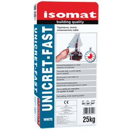Isomat UNICRET-FAST - mortar gata preparat cu priza rapida, pentru reparatia tencuielii, alb
