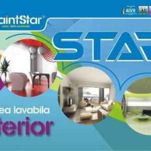 Vopsea Lavabila Interior Alba Star rezistenta la stergere