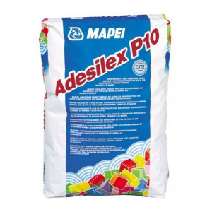 Adesilex P10 - Adeziv Alb pentru Mozaic din Sticlă, Ceramică, Marmură 25 kg