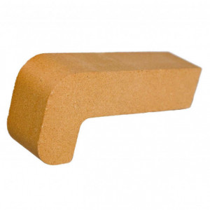Caramida Refractara Galbena Pistolet 10x22x5,5 cm