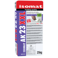 Isomat AK-23 XXL - adeziv extra-flexibil pe baza de rasini, special pentru placi de dimensiuni mari