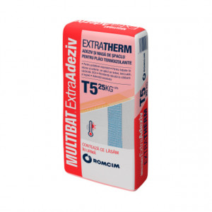Multibat ExtraAdeziv ExtraTherm - Adeziv si masa de spaclu pentru placi termoizolante, T5
