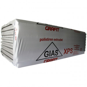 Polistiren extrudat GIAS GRAFIT XPS 3 cm - 10,15 mp/bax