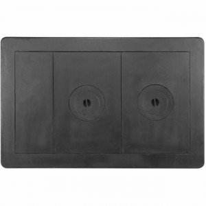 Plita Fonta Dubla cu Rama 950 x 620 mm cu ochiuri 165 mm