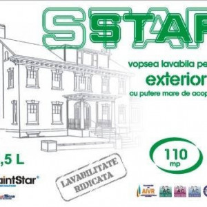Vopsea Lavabila pentru exterior Star - Galeata 15 L