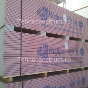 Placa rezistenta la foc Rigips RF 12.5mm (2600mmx1200mm)