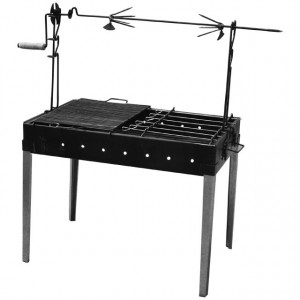 Gratar pentru Gradina cu Rotisor 510x810 mm