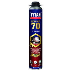 Tytan Ultra Fast 70 - Spuma Poliuretanica Rapida pentru Pistol 870 ml