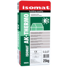 Isomat AK-THERMO - adeziv armat cu fibre, pentru panouri termoizolante, 25 kg, gri