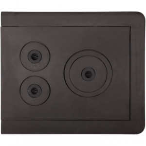 Plita Fonta Soba cu Rama 720 x 640 mm (3 ochiuri)