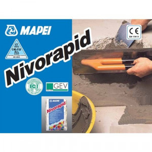 Nivorapid - Mortar Rapid de Reparatii 1-20 mm pentru Sape, Tencuieli, Beton, BCA, Caramida 25 kg
