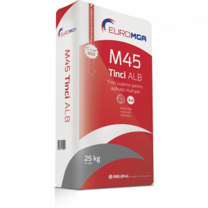 M45 Tinci Alb pentru Utilizări Multiple - 25 kg