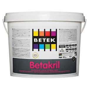 Betek Betakril - Vopsea Lavabila Mata de Exterior
