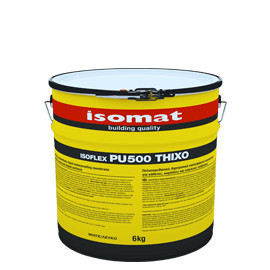 Isomat ISOFLEX-PU 500 THIXO - hidroizolant lichid, tixotropic, pentru suprafete verticale, curbate sau inclinate