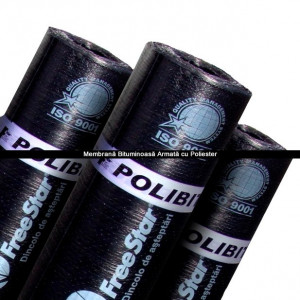 Polibit P3 - Membrana Bituminoasa Armata cu Poliester Rola 10 mp