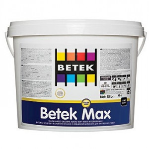 Betek Max - Vopsea Superlavabila Mata de Interior cu Silicon