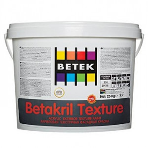 Betek Betakril Texture - Vopsea Texturata Mata cu Silicon de Exterior