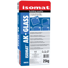 Isomat AK-GLASS - adeziv pe baza de ciment pentru zidarea si rostuirea caramizilor de sticla, alb