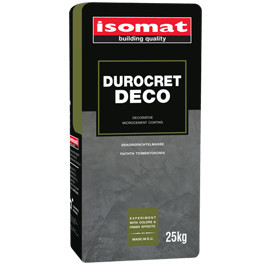 Isomat DUROCRET-DECO – mortar de modelaj de tip microciment, pentru pereti
