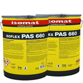Isomat ISOFLEX-PAS 660 - membrana hidroizolanta lichida, pentru suprafete expuse la soare, alba
