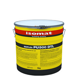 Isomat ISOFLEX-PU 500 DTL - Hidroizolant armat cu fibre, lichid, pentru cosuri de fum, tevi, panouri solare
