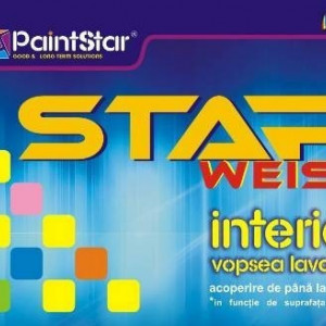 Vopsea Lavabila Alba pentru interior Starweiss