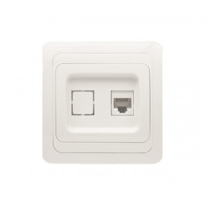 Priza Panasonic ST RJ45 pentru calculator, 8.5x4x8cm