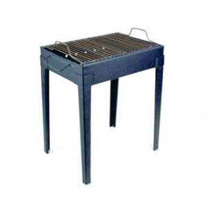 Gratar Camping din Tabla Neagra 450x300 mm