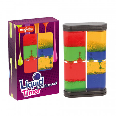 Clepsidra cu lichid colorat