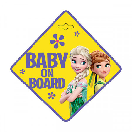 Semn de avertizare Baby on Board Frozen Seven SV9611