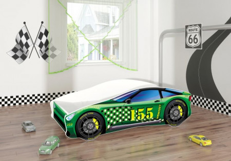 Pat Tineret MyKids Race Car 04 Green-140x70