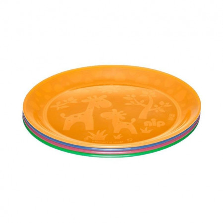Set 4 farfurii intinse 6+ Nip 37062