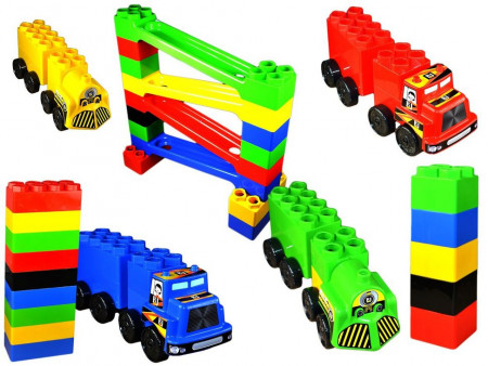 Set de constructie gigant Car Race