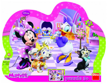 Puzzle cu rama - Minnie si Daisy (25 piese)