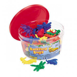 Insecte de gradina pentru numarat - set 72 buc