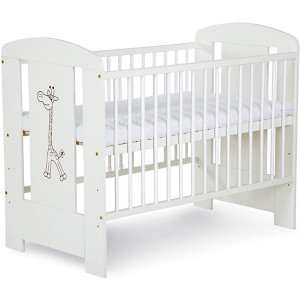 Patut Klups Safari Giraffe Alb + Saltea 12 Confort II