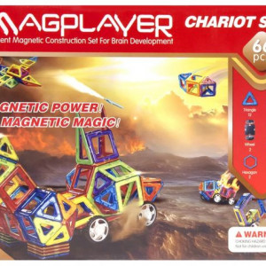Set de constructie magnetic - 66 piese