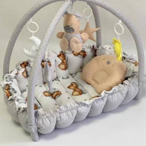 Babynest Plush MyKids 2IN1 0712 Teddy On Cloud