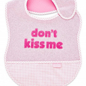 Baveta BabyJem din bumbac Dont Kiss Me